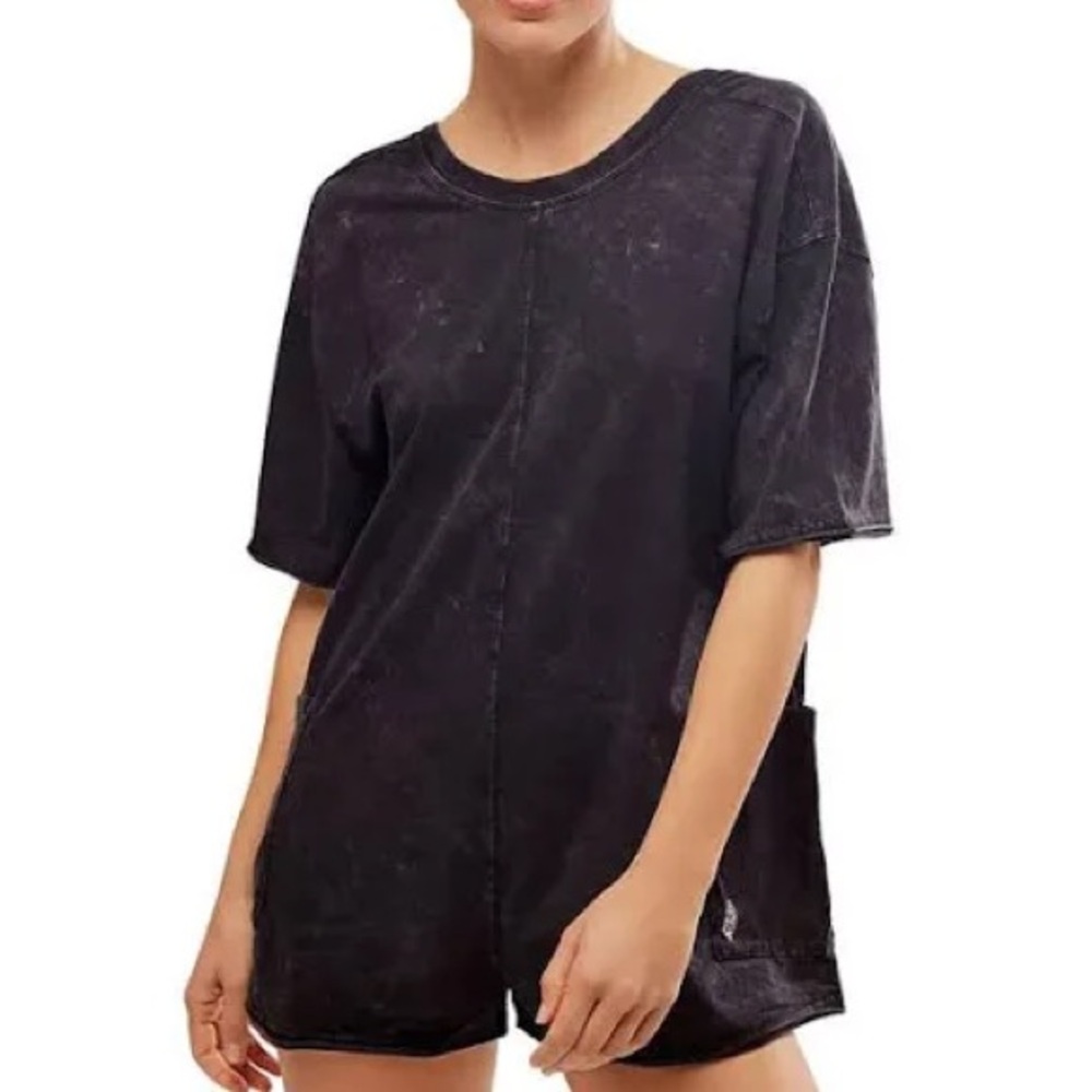 Free People Movement FP NWT Mineral Black Wash Hot Shot Reversible Sz S